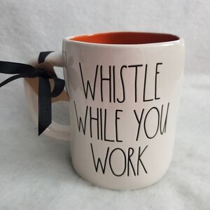 Rae Dunn Disney Princess Snow White "WHISTLE WHILE YOU WORK" Mug